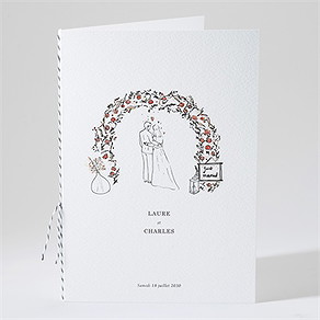 Livret de messe mariage belle intimité