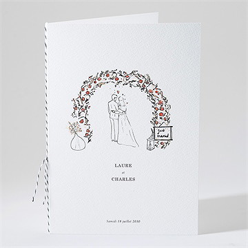 Livret de messe mariage belle intimité