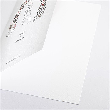 Livret de messe mariage belle intimité - Détail du livret