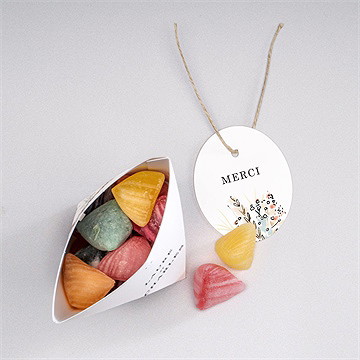 Boîte surprise mariage belle intimité - Intérieur de la boîte