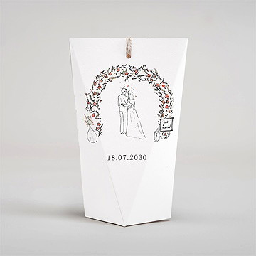 Boîte surprise mariage belle intimité - Dos de la boîte