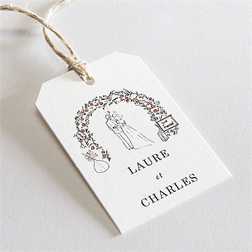 Etiquette mariage belle intimité