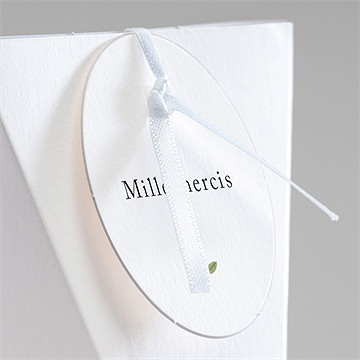 Boîte surprise mariage aquarelle de fleurs séchées - Détail de la boîte