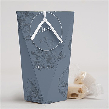 Boîte surprise mariage dorure sur gravure