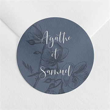 Sticker mariage dorure sur gravure