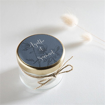 Sticker mariage dorure sur gravure - Mise en situation