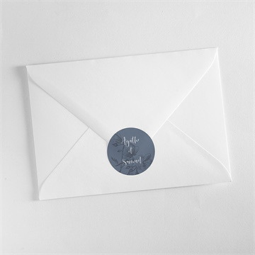 Sticker mariage dorure sur gravure - Mise en situation