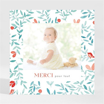 Remerciement baptême féerie