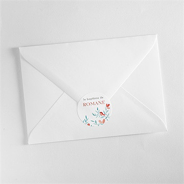 Sticker baptême féerie - Mise en situation