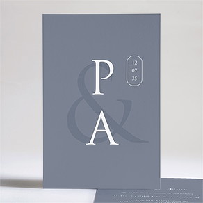 Faire-part mariage reliefs