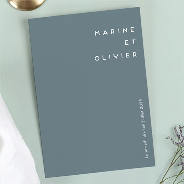 Carte recto-verso - portrait