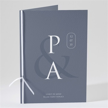 Livret de messe mariage reliefs