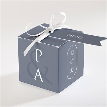 Boîte de dragées mariage reliefs