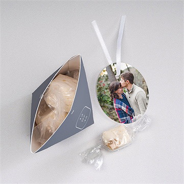 Boîte surprise mariage reliefs - Intérieur de la boîte