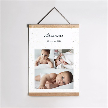 Affiche naissance étoile