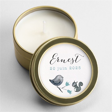 Bougie naissance dans sa couronne magnet