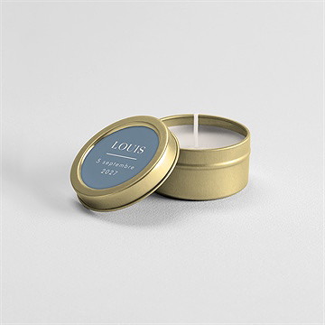 Bougie naissance moderne et tendance - Mise en situation