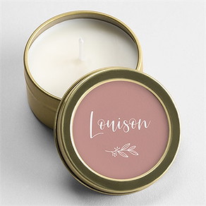 Bougie naissance portrait mignon