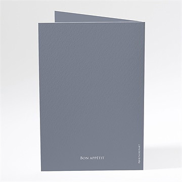 Menu mariage reliefs - Dos du menu