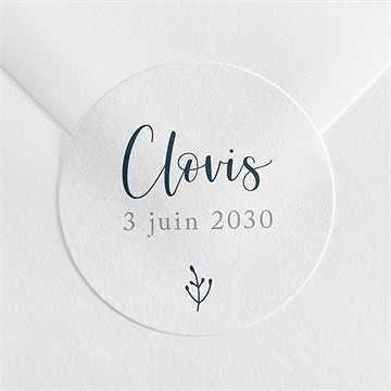 Sticker naissance pêle mêle magnet