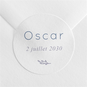 Sticker naissance elégante symétrie