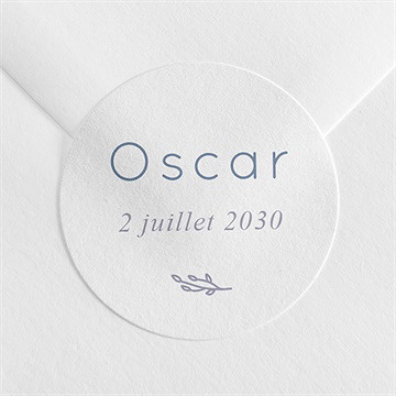 Sticker naissance elégante symétrie