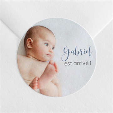 Sticker naissance présentation pictos photomaton