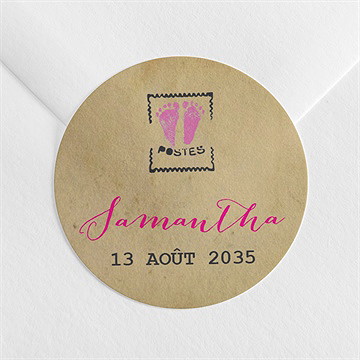 Sticker naissance son télégramme