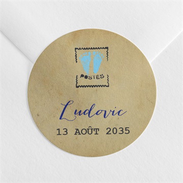 Sticker naissance mon petit passeport