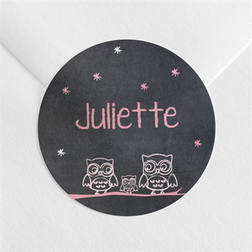 Sticker naissance elle est si chouette!