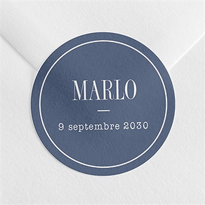 Sticker naissance le voici