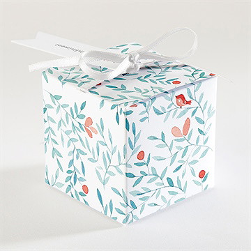 Boîte de dragées communion rêverie - Dos de la boîte