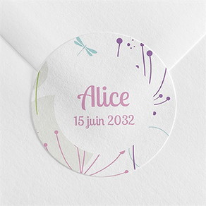 Sticker communion mon annonce photo
