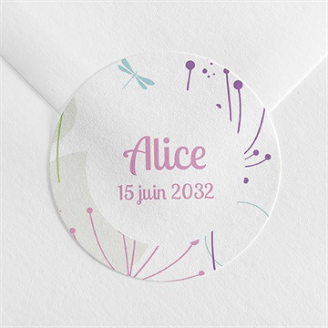 Sticker communion mon annonce photo