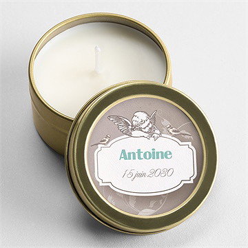 Bougie communion pendentifs