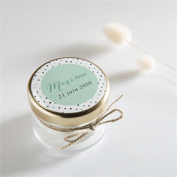 Sticker communion moderne chic - Mise en situation