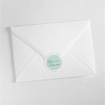 Sticker communion moderne chic - Mise en situation