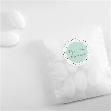 Sticker communion moderne chic - Mise en situation