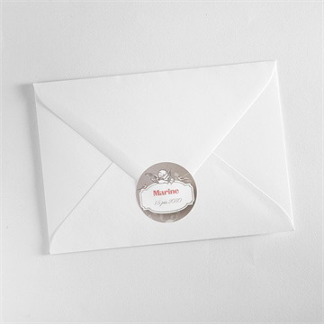 Sticker communion jolie annonce - Mise en situation