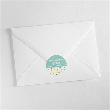 Sticker communion jolie fête - Mise en situation