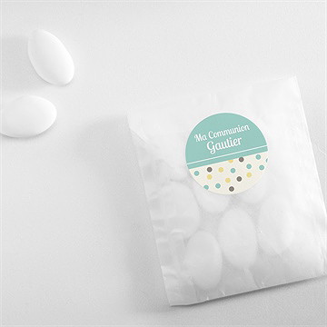 Sticker communion jolie fête - Mise en situation