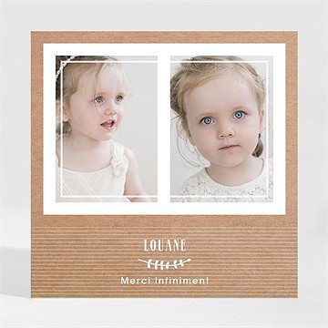 Remerciement communion première communion