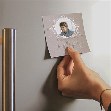 Remerciement communion pendentifs magnet - Mise en situation