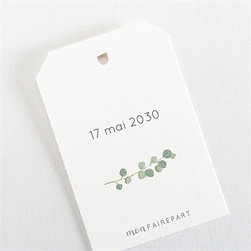 Etiquette communion en grâce - Dos de l'étiquette