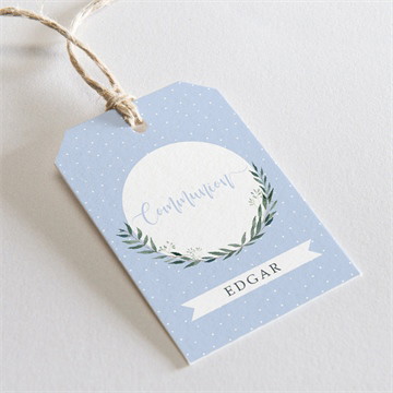 Etiquette communion doux flocons