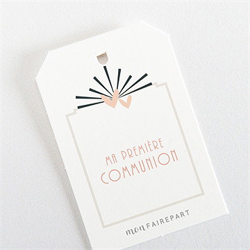 Etiquette communion beauté essentielle - Dos de l'étiquette