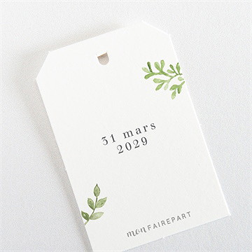 Etiquette communion ornements - Dos de l'étiquette