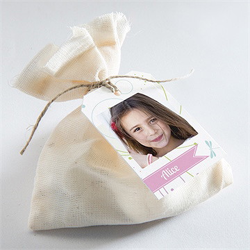 Etiquette communion mon annonce photo - Mise en situation