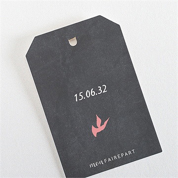 Etiquette communion etape chrétienne - Dos de l'étiquette