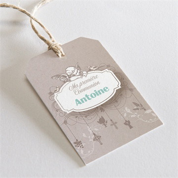 Etiquette communion pendentifs magnet
